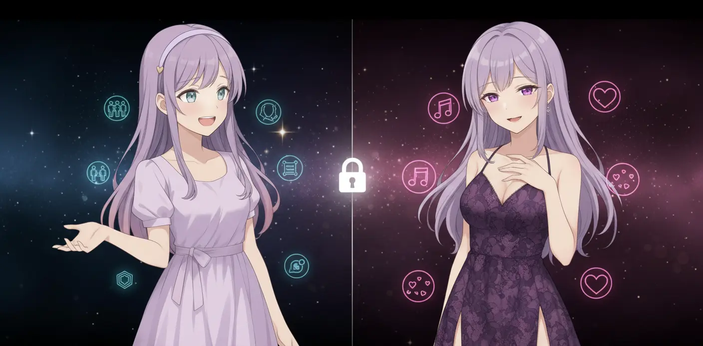 SFW and NSFW modes